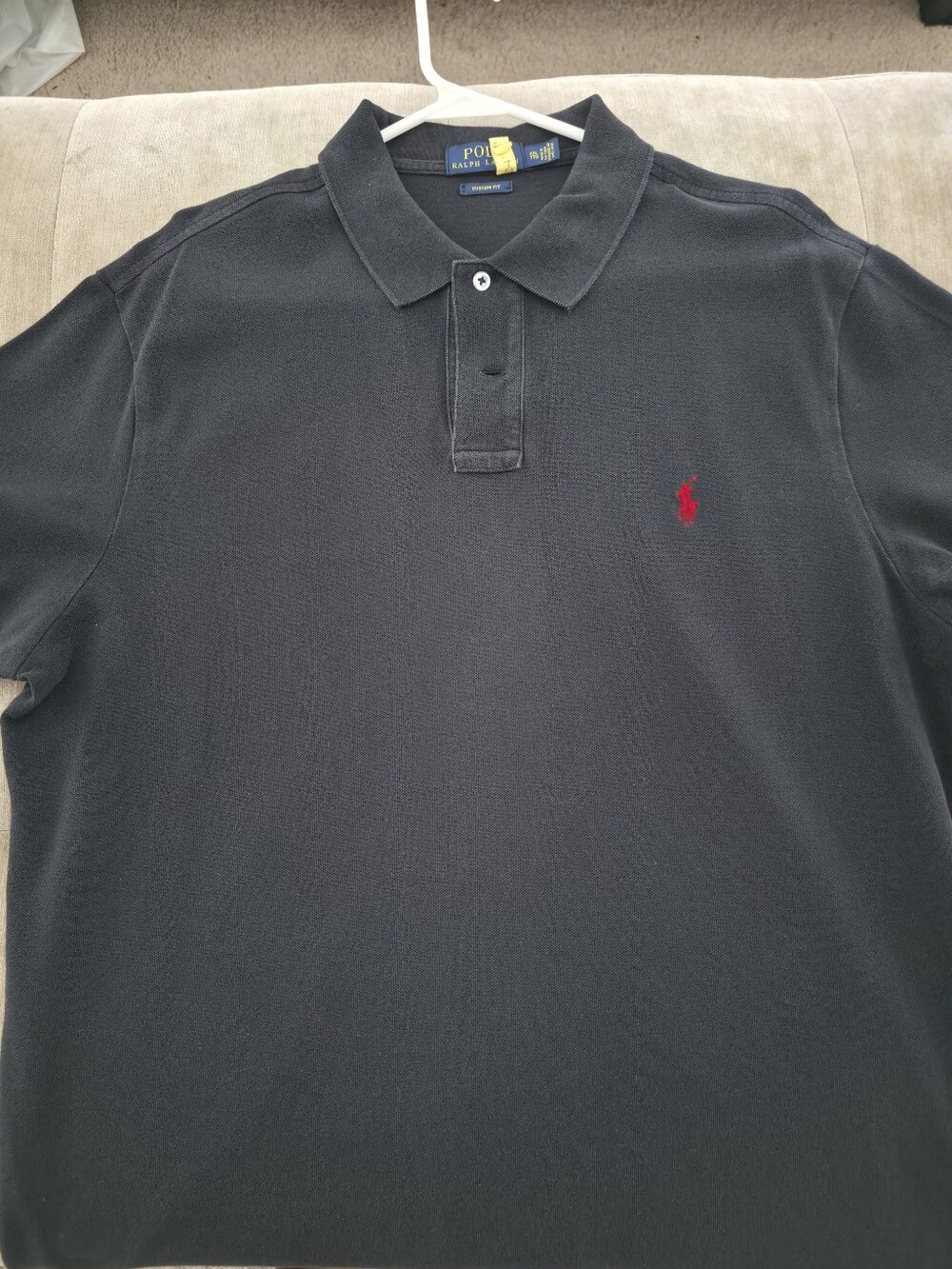 Polo by Ralph Lauren Men’s Navy Polo with Red Pony